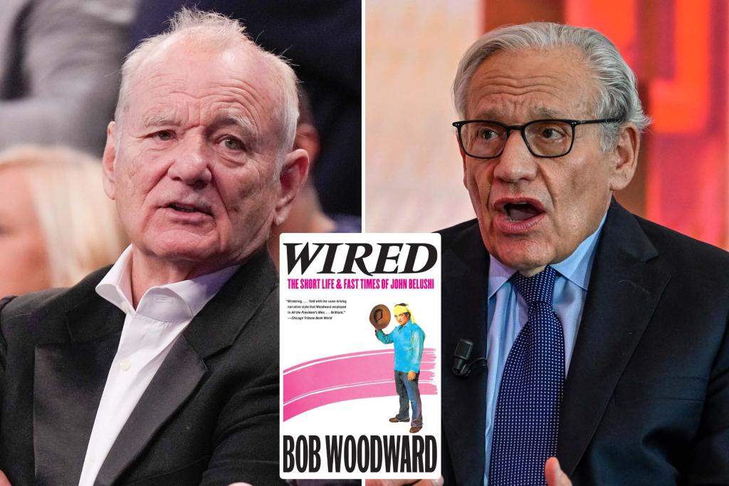 Bill Murray, Bob Woodward Share words 'Tense' on John Belushi Book in Kennedy Center