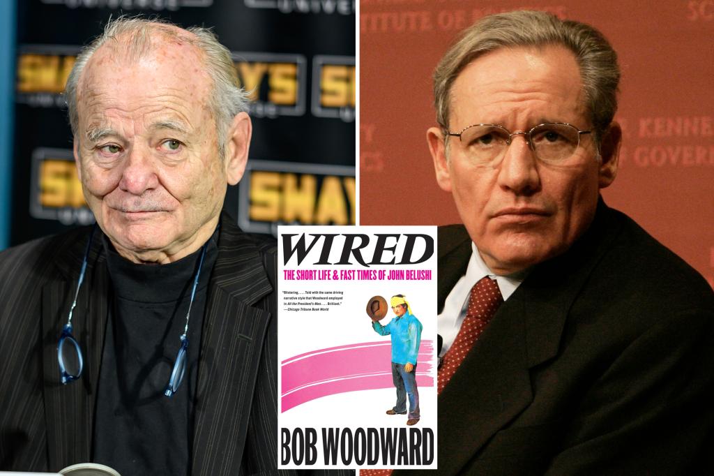 Bill Murray Quips Bob Woodward could have 'Corn' Nixon for Watergate - Due to the book 'Incorrect' on John Belushi