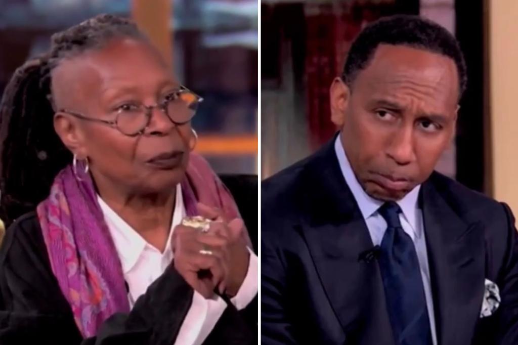 Stephen A. Smith Spars with Whoopi Goldberg for the true cause of loss of Democrats 2024