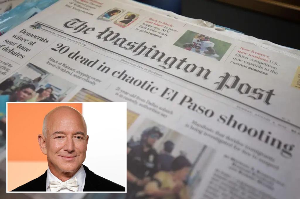 Jeff Bezos clashes at the Washington post repair critics: 'Nothing fascist for personal freedoms and free markets'