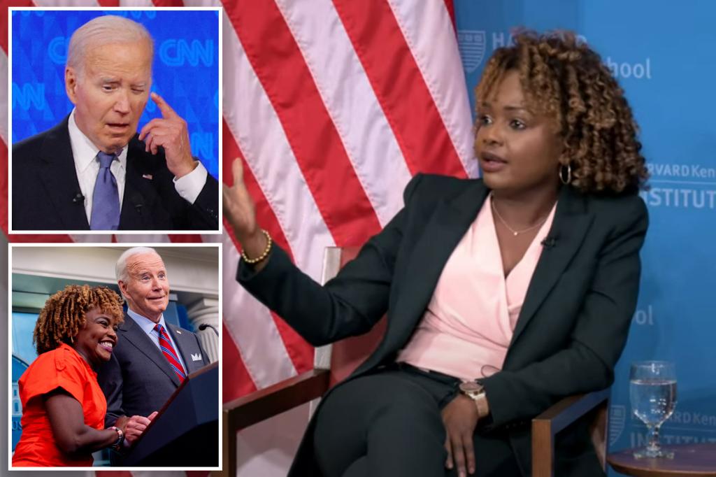 Karine Jean-Pierre compares Democrats demanding that Biden start the 2024 election ticket in a 'quiet team'
